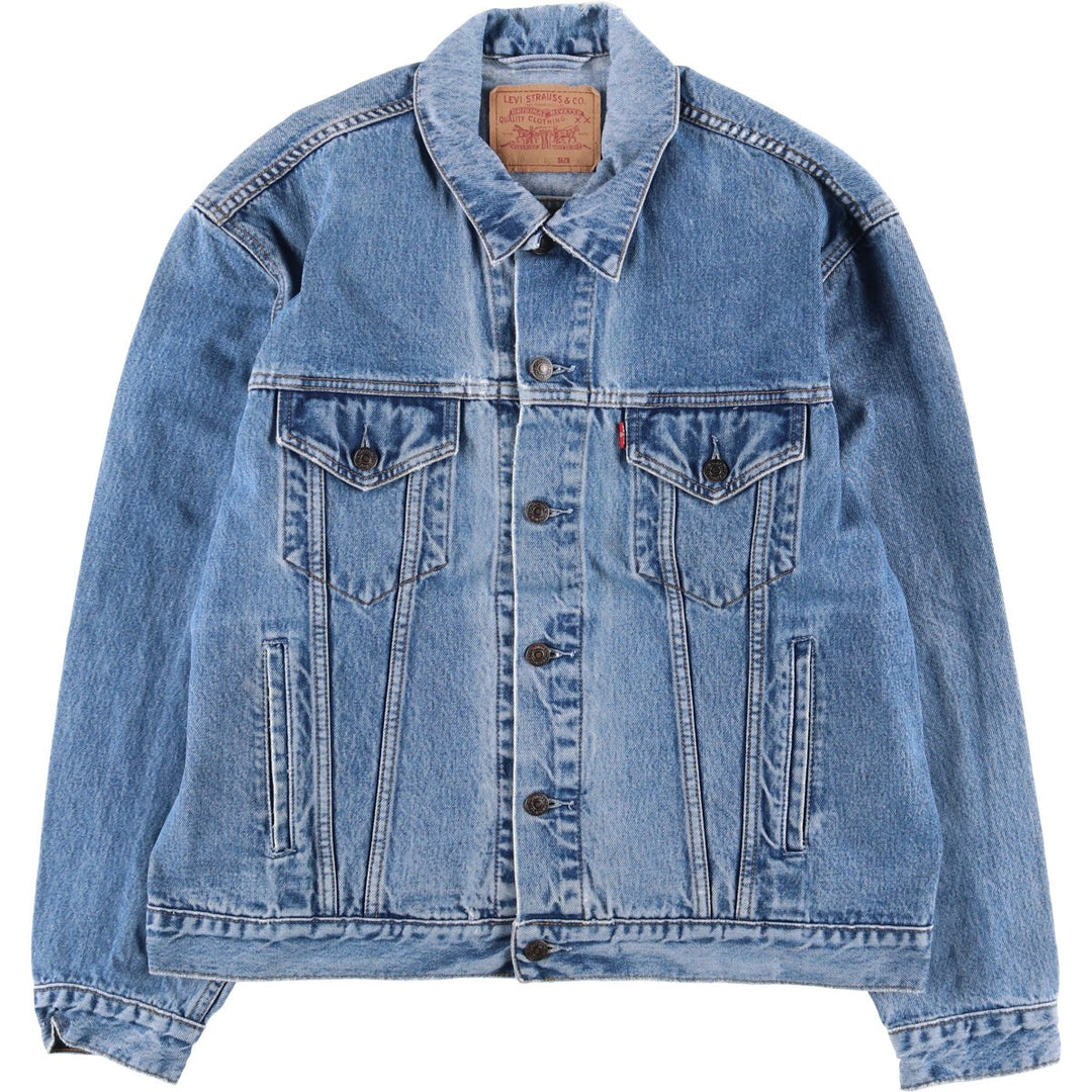 90'S Levi's 70503-0216 Denim Jacket, Men's Size XL, Vintage cotton blue type Vintage Second Hand