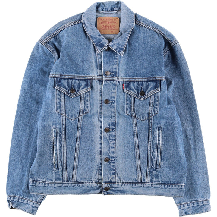 90'S Levi's 70503-0216 Denim Jacket, Men's Size XL, Vintage cotton blue type Vintage Second Hand