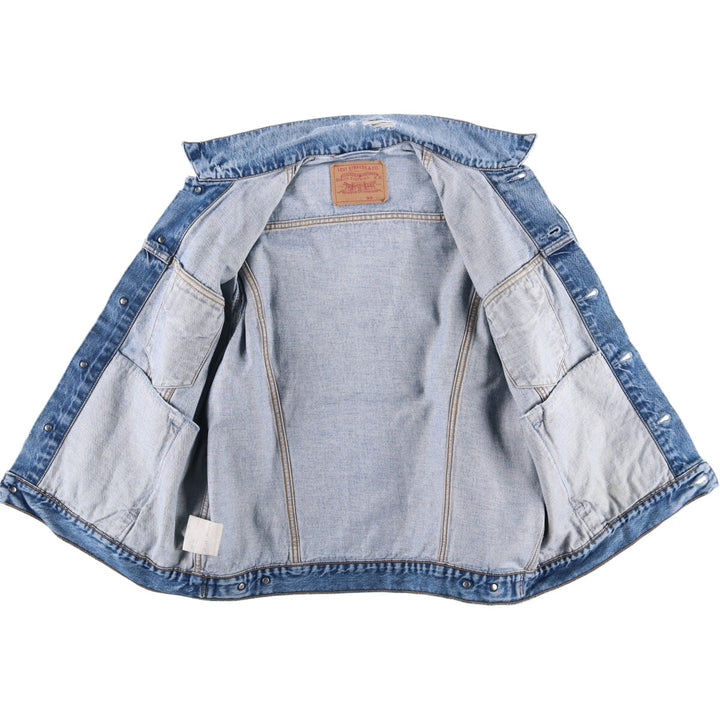 90'S Levi's 70503-0216 Denim Jacket, Men's Size XL, Vintage cotton blue type Vintage Second Hand