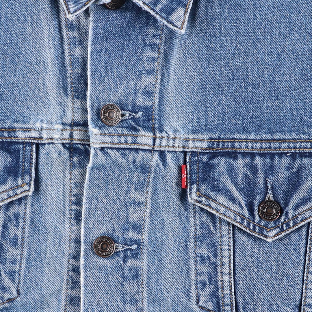 90'S Levi's 70503-0216 Denim Jacket, Men's Size XL, Vintage cotton blue type Vintage Second Hand