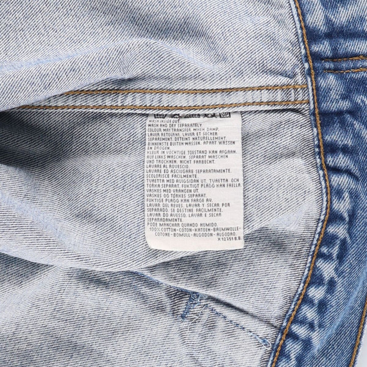 90'S Levi's 70503-0216 Denim Jacket, Men's Size XL, Vintage cotton blue type Vintage Second Hand