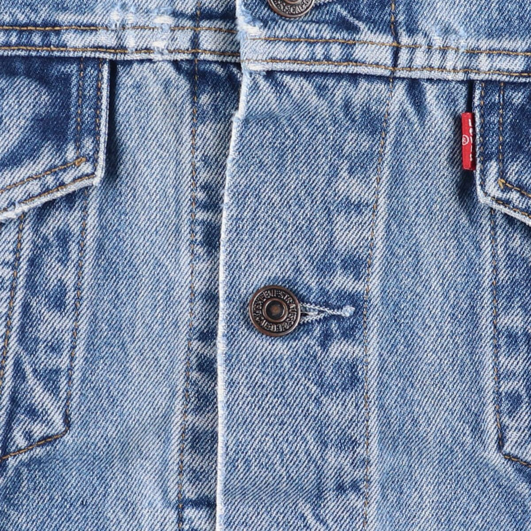 90'S Levi's 70503-0216 Denim Jacket, Men's Size XL, Vintage cotton blue type Vintage Second Hand