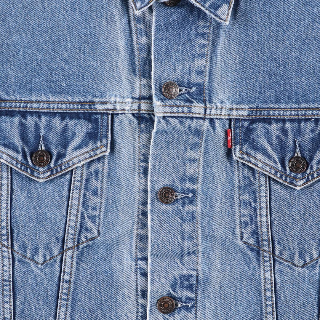 90'S Levi's 70503-0216 Denim Jacket, Men's Size XL, Vintage cotton blue type Vintage Second Hand