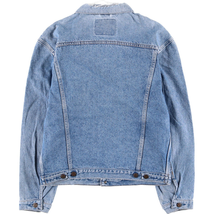 Levi's 70503-0214 Euro Model Denim Jacket, Made in England, Men's Size Small, Vintage cotton blue type Vintage Second Hand