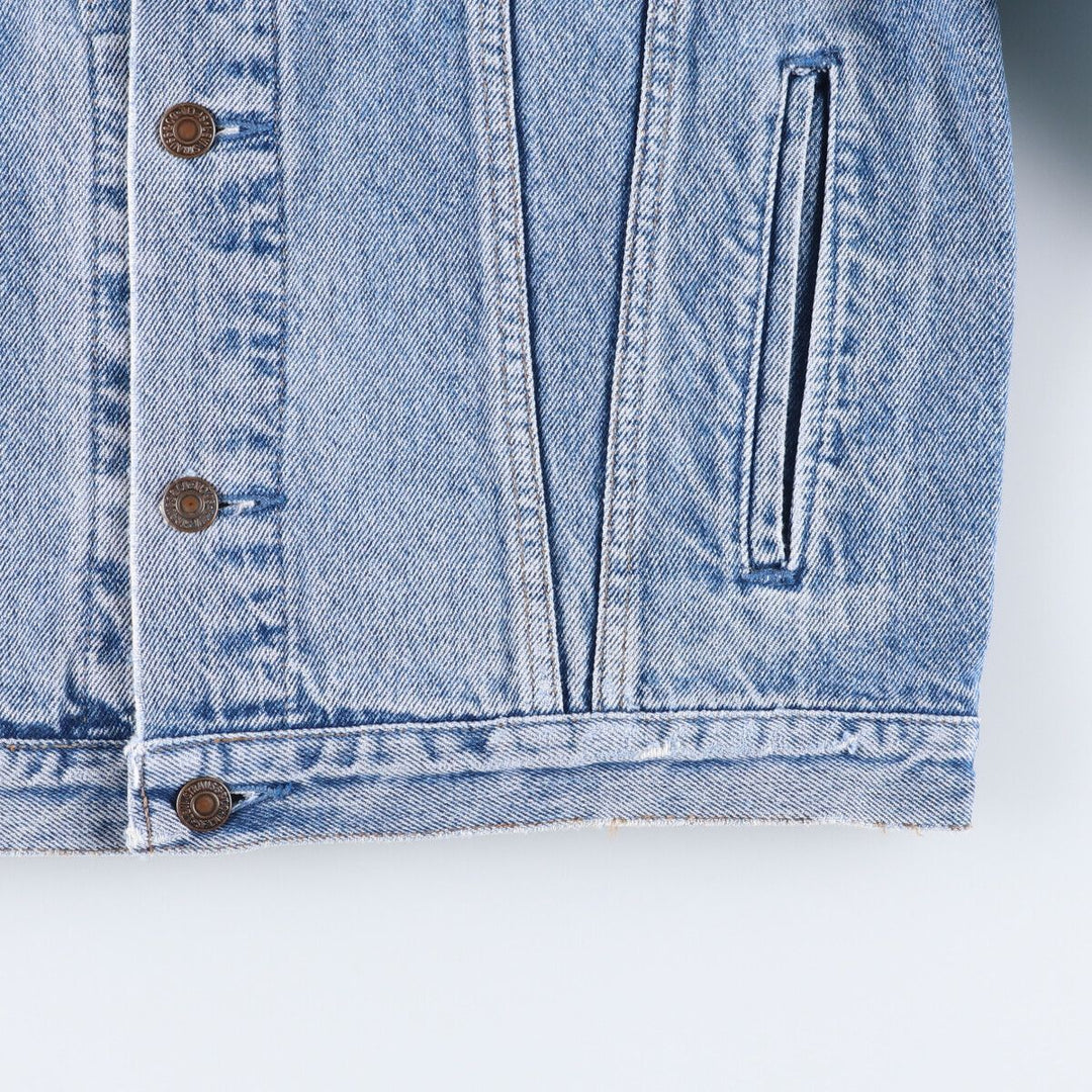 Levi's 70503-0214 Euro Model Denim Jacket, Made in England, Men's Size Small, Vintage cotton blue type Vintage Second Hand