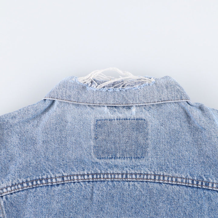 Levi's 70503-0214 Euro Model Denim Jacket, Made in England, Men's Size Small, Vintage cotton blue type Vintage Second Hand