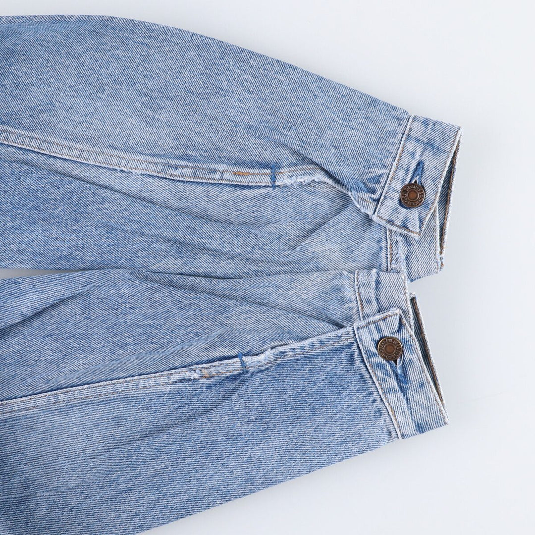 Levi's 70503-0214 Euro Model Denim Jacket, Made in England, Men's Size Small, Vintage cotton blue type Vintage Second Hand