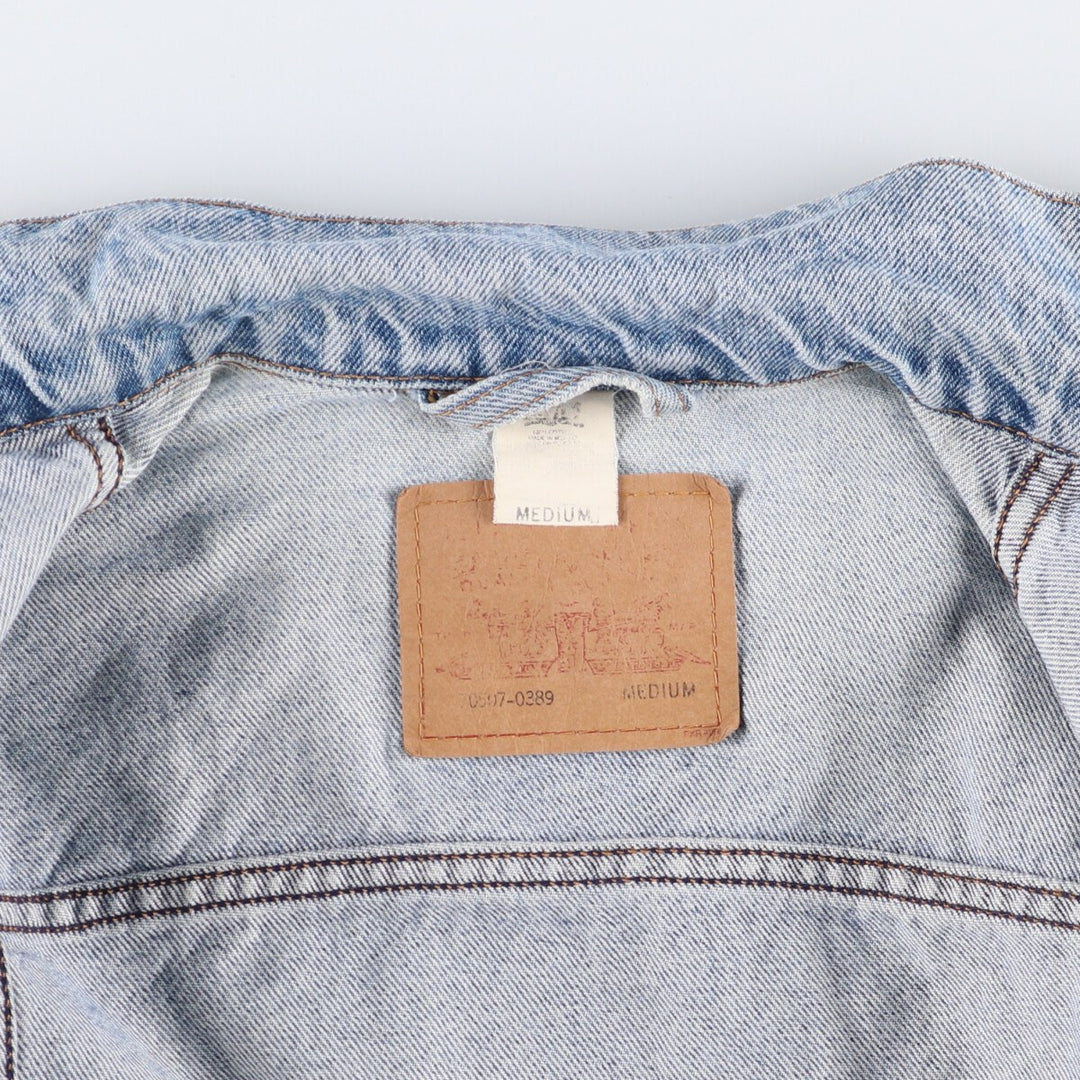 2000'S Levi's 70507-0389 denim jacket, men's size M cotton blue type Vintage Second Hand