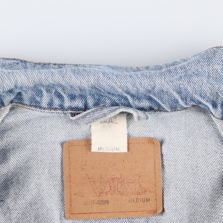 2000'S Levi's 70507-0389 denim jacket, men's size M cotton blue type Vintage Second Hand