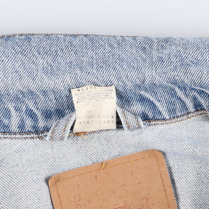 2000'S Levi's 70507-0389 denim jacket, men's size M cotton blue type Vintage Second Hand