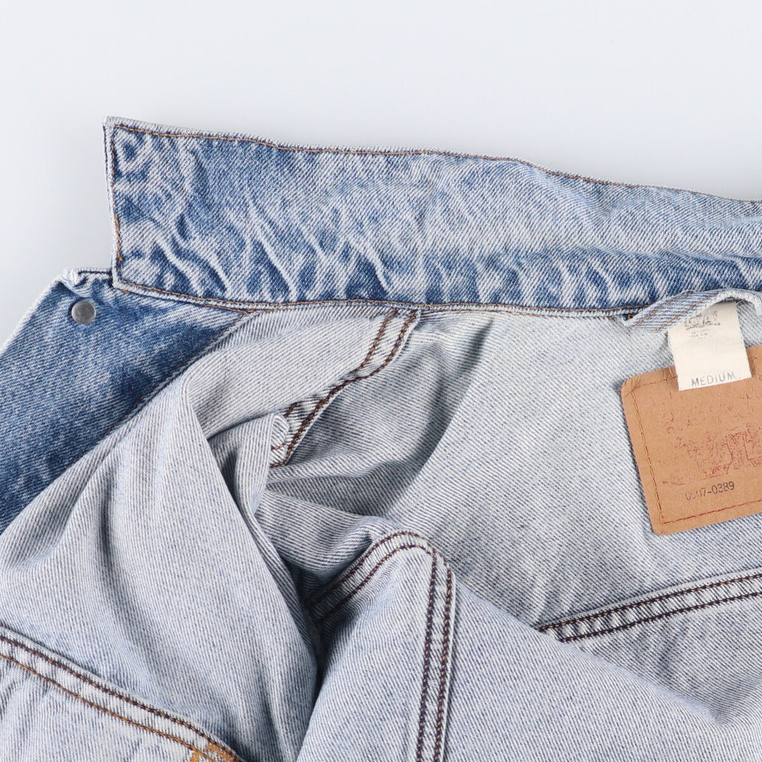2000'S Levi's 70507-0389 denim jacket, men's size M cotton blue type Vintage Second Hand