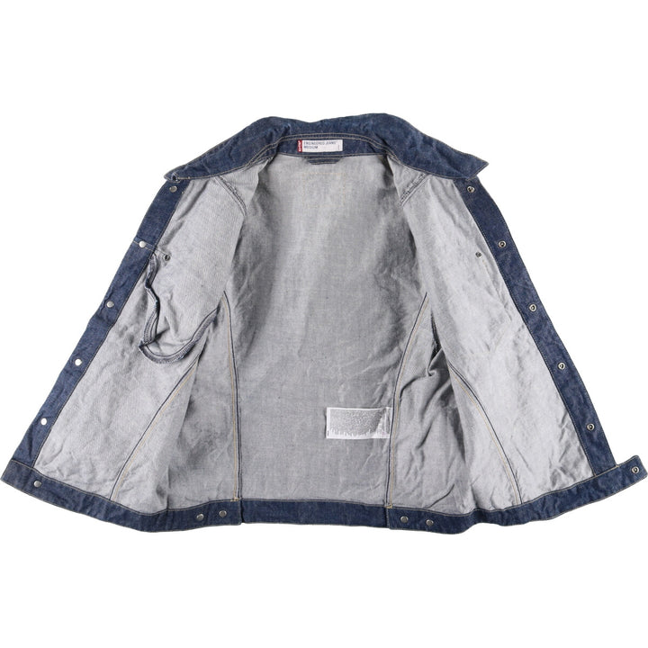 2000'S Levi's Engineered Euro Model Denim Jacket 70100-0835, Men's Size Medium cotton blue type Vintage Second Hand