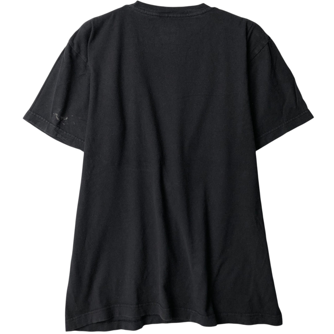 THE BEATLES Band T-shirt, Men's M size cotton black type Vintage Second Hand