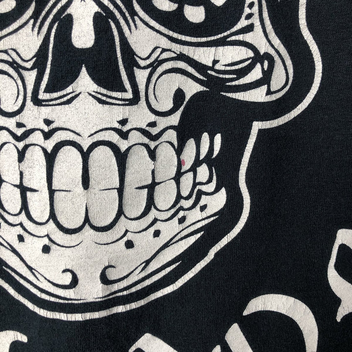 Gildan Sublime Skull Pattern Band T-Shirt, Men's Size Medium cotton black type Vintage Second Hand