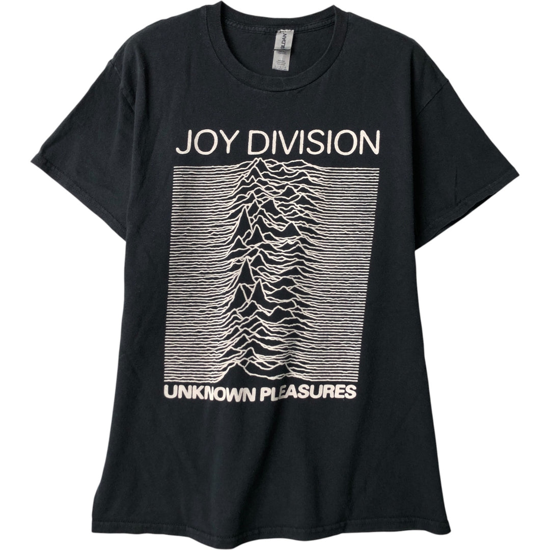 Gildan Joy Division Band T-Shirt, Men's Size Large cotton black type Vintage Second Hand