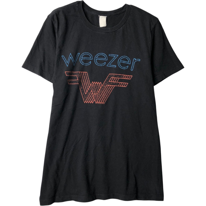 WEEZER Band T-Shirt, Men's Size Small unclear black type Vintage Second Hand