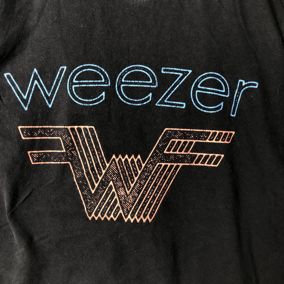 WEEZER Band T-Shirt, Men's Size Small unclear black type Vintage Second Hand