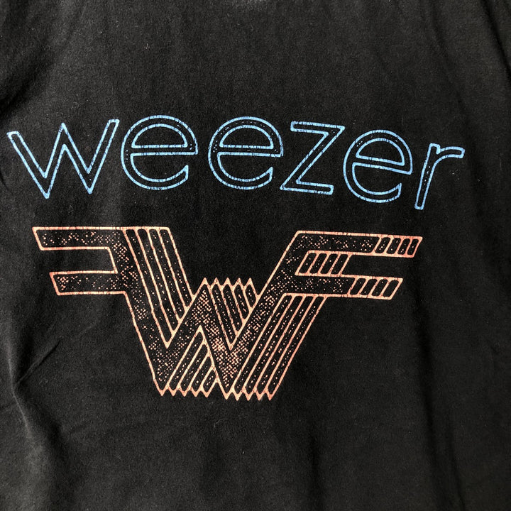 WEEZER Band T-Shirt, Men's Size Small unclear black type Vintage Second Hand