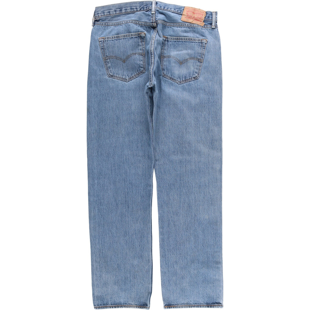 Levi's 501 straight denim pants for men, size W35 cotton blue type Vintage Second Hand