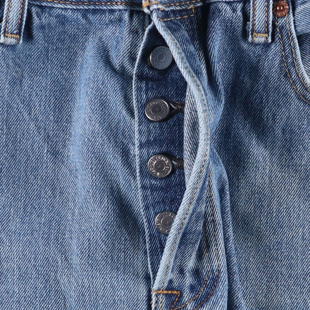 Levi's 501 straight denim pants for men, size W35 cotton blue type Vintage Second Hand
