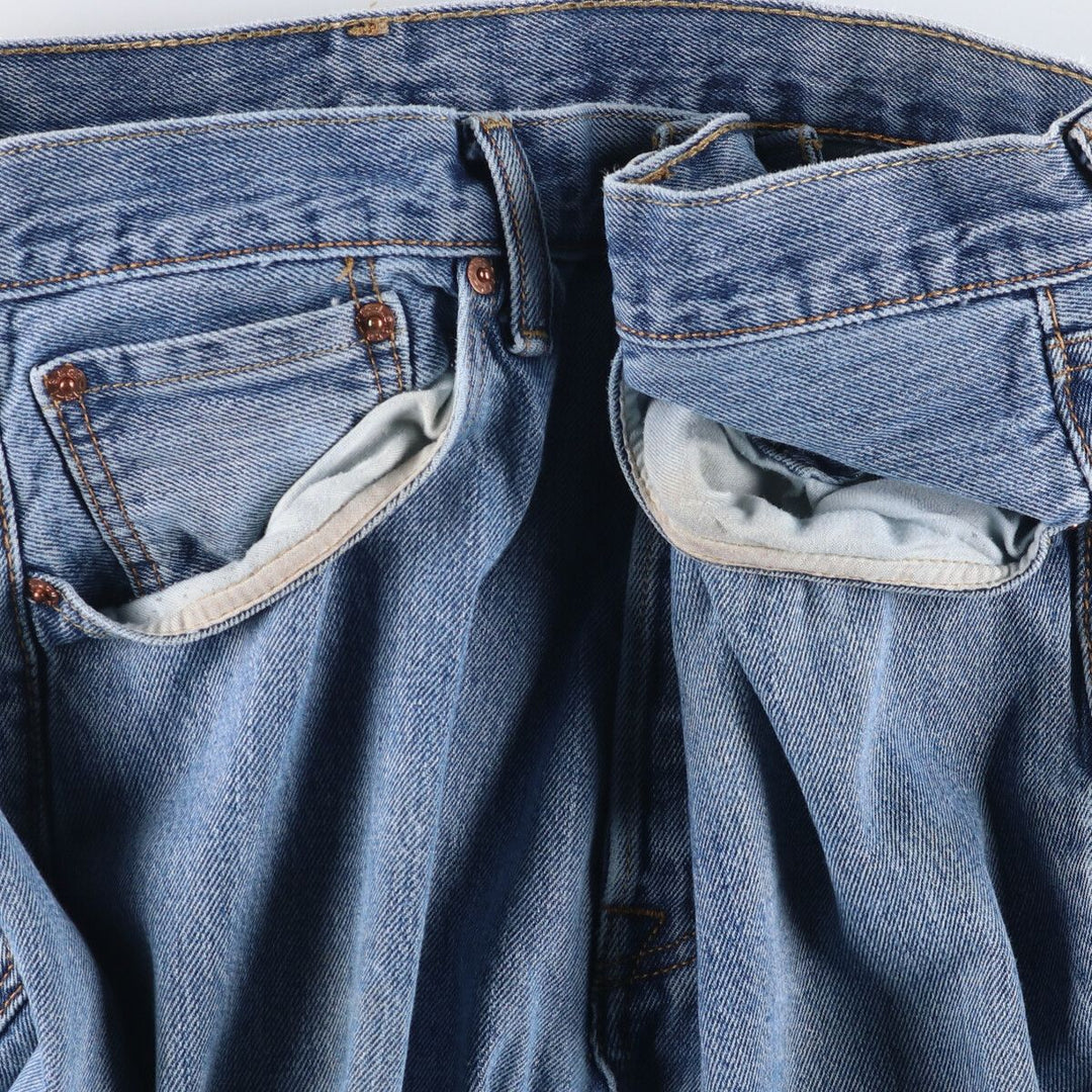 Levi's 501 straight denim pants for men, size W35 cotton blue type Vintage Second Hand