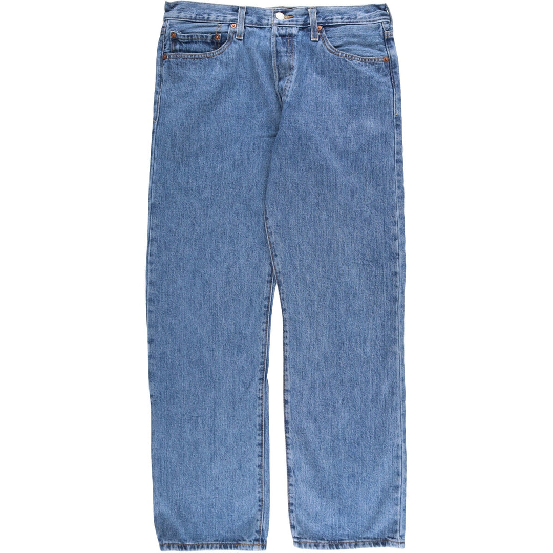 Levi's 501 straight denim pants for men, size W35 cotton blue type Vintage Second Hand