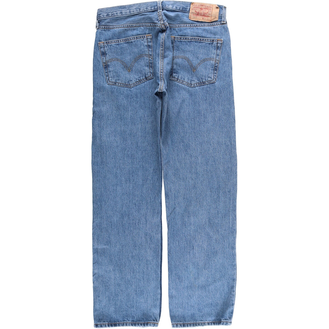 Levi's 501 straight denim pants for men, size W35 cotton blue type Vintage Second Hand