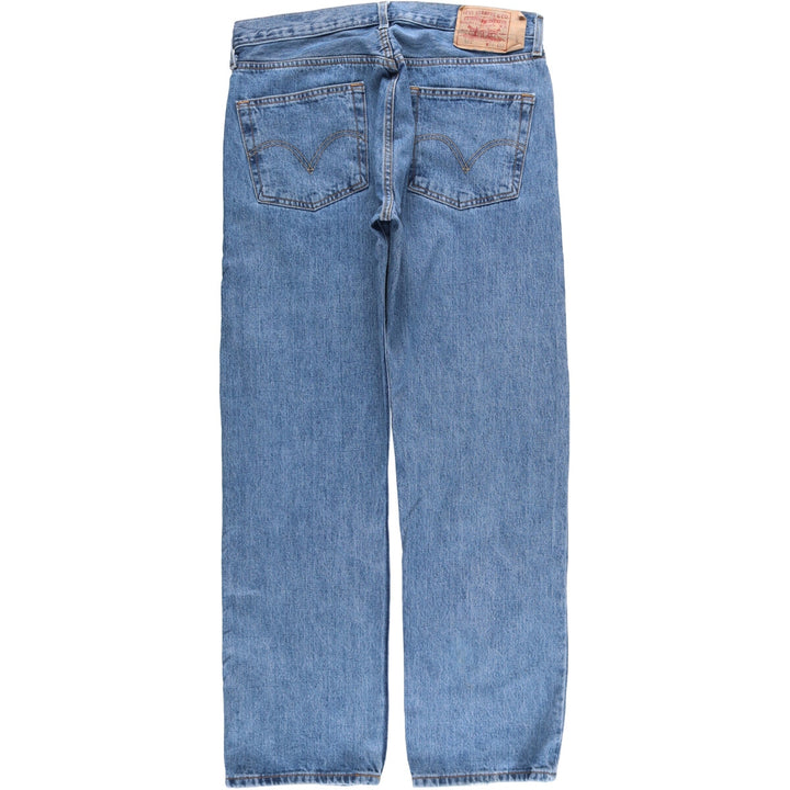 Levi's 501 straight denim pants for men, size W35 cotton blue type Vintage Second Hand