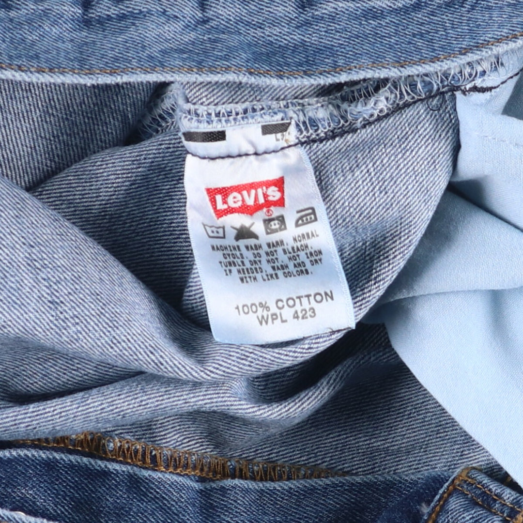 Levi's 501 straight denim pants for men, size W35 cotton blue type Vintage Second Hand
