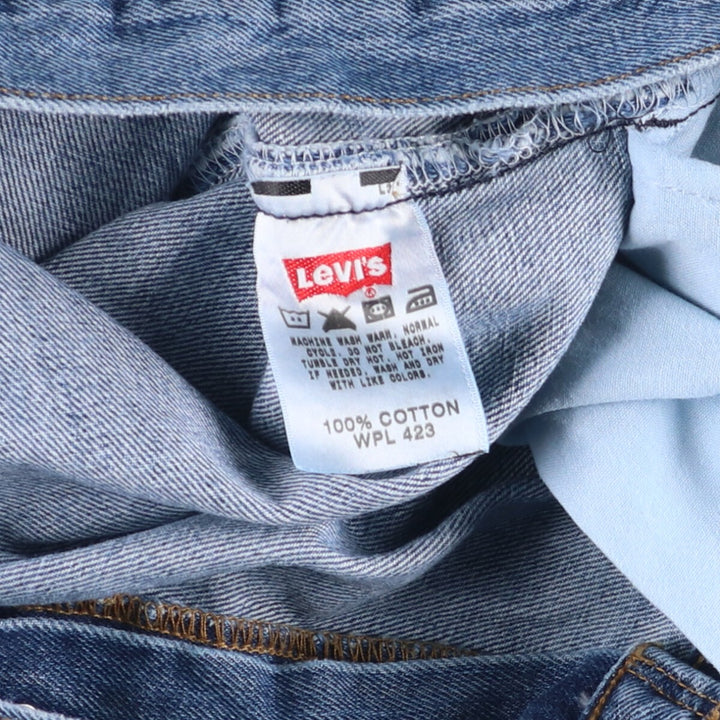 Levi's 501 straight denim pants for men, size W35 cotton blue type Vintage Second Hand