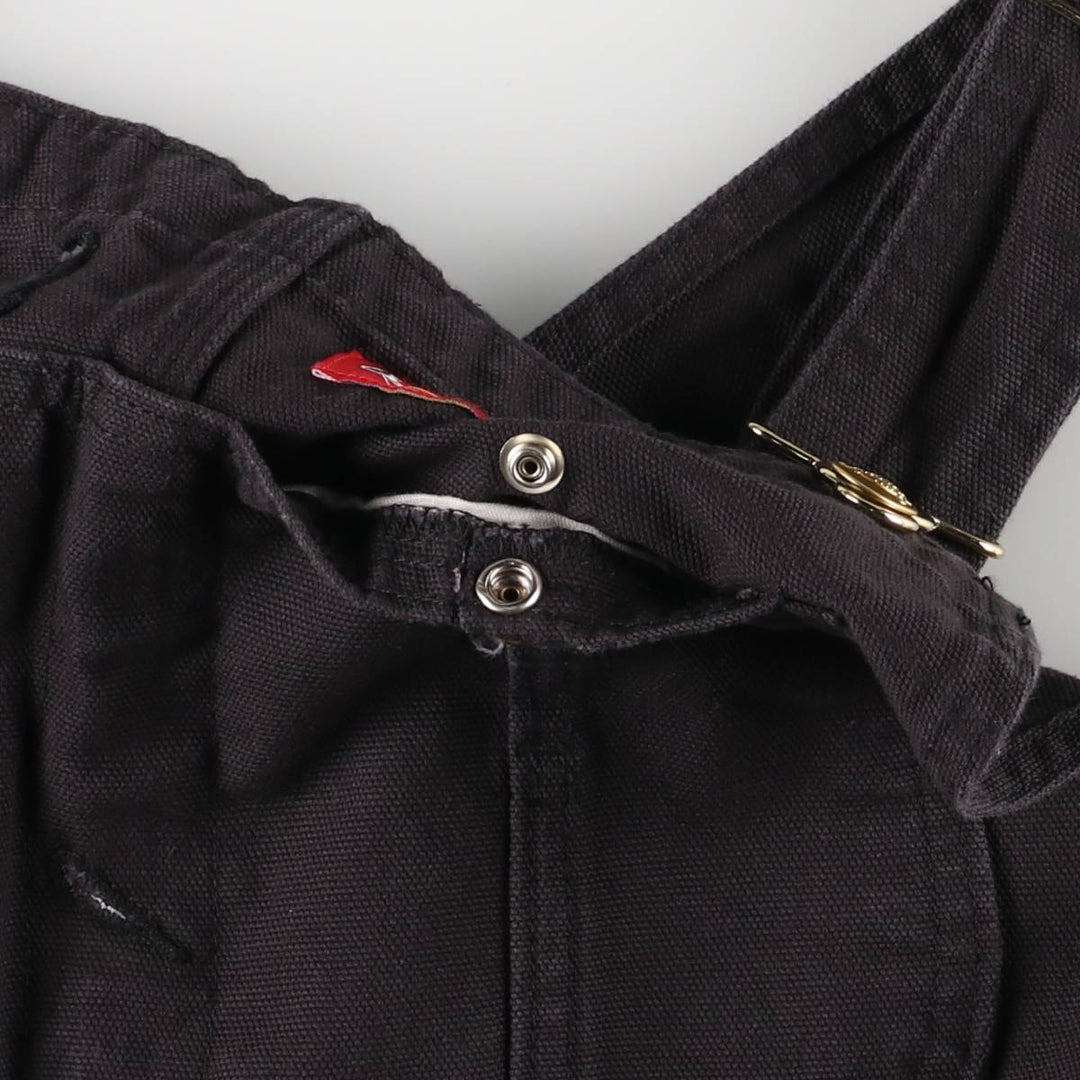 Dickies Duck Overalls Men's Size W39 cotton black type Vintage Second Hand