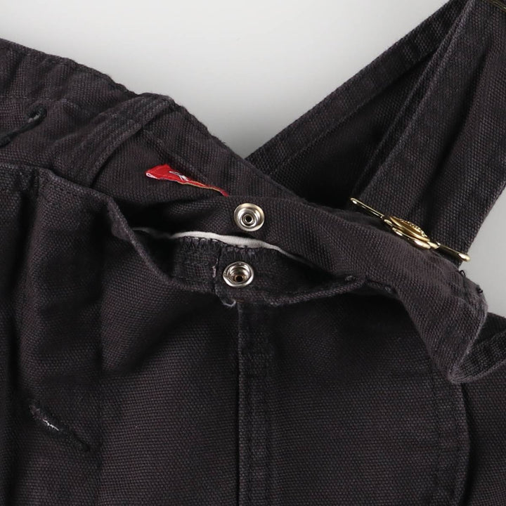 Dickies Duck Overalls Men's Size W39 cotton black type Vintage Second Hand