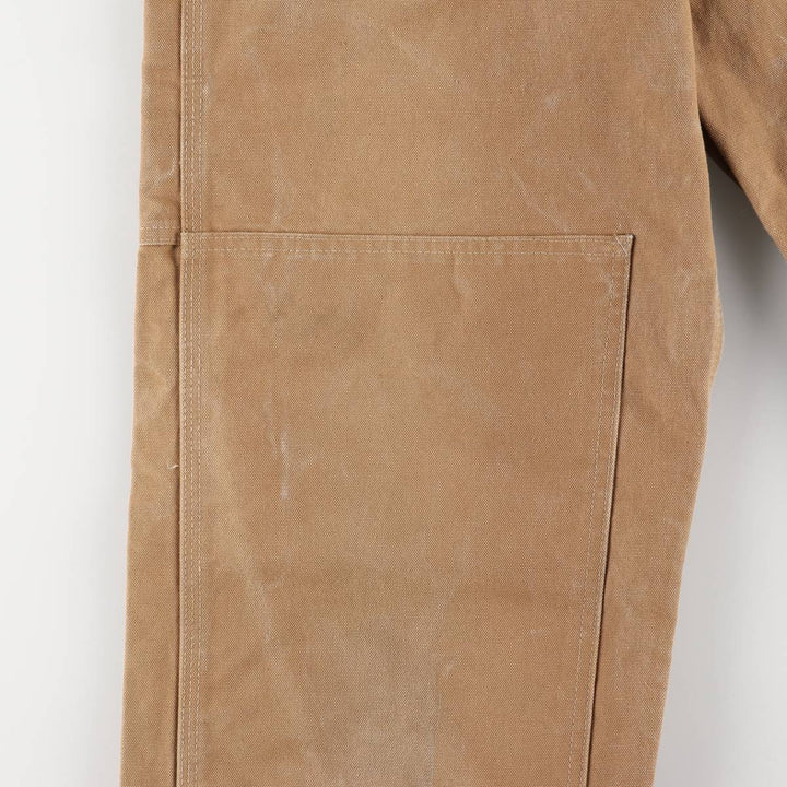 2000'S Carhartt Double Knee Duck Overalls, Made in Mexico, Men's Size W35 cotton brown type Vintage Second Hand