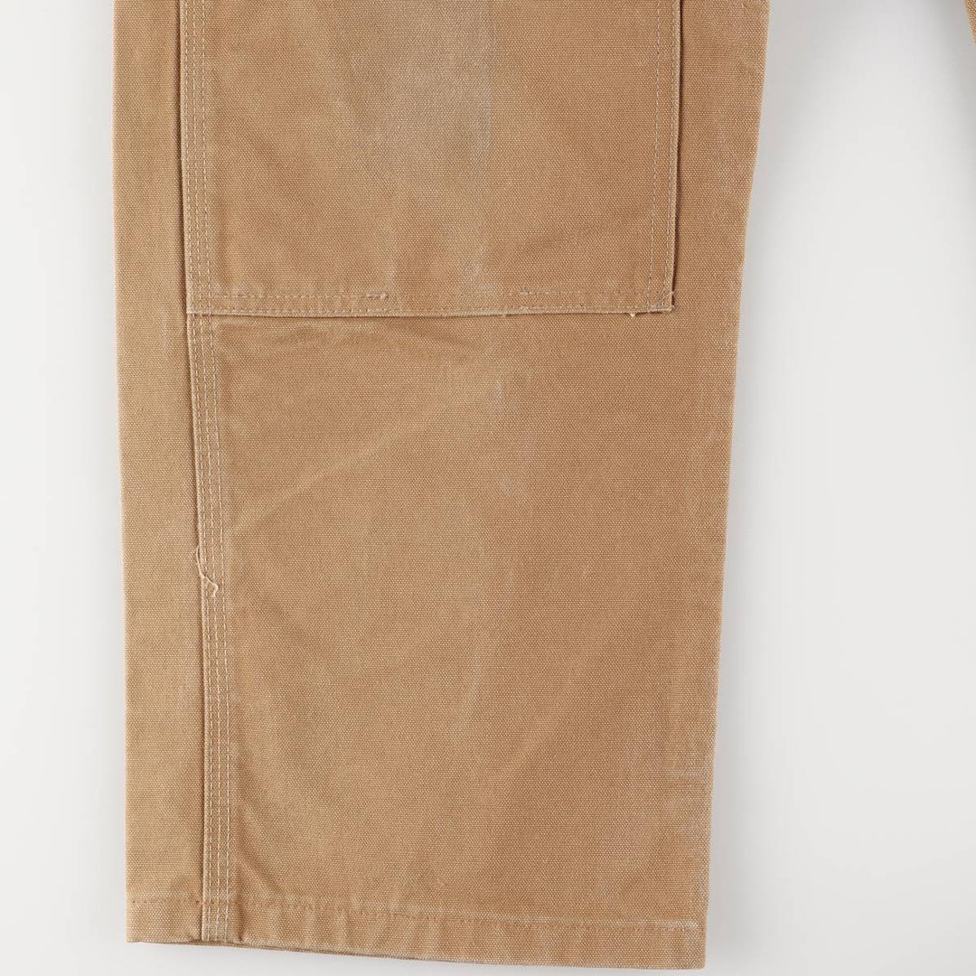 2000'S Carhartt Double Knee Duck Overalls, Made in Mexico, Men's Size W35 cotton brown type Vintage Second Hand
