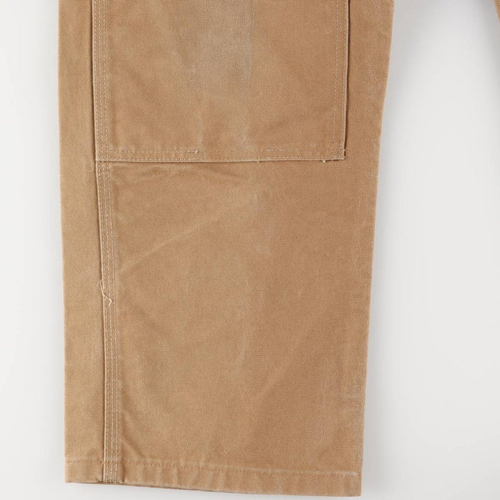 2000'S Carhartt Double Knee Duck Overalls, Made in Mexico, Men's Size W35 cotton brown type Vintage Second Hand