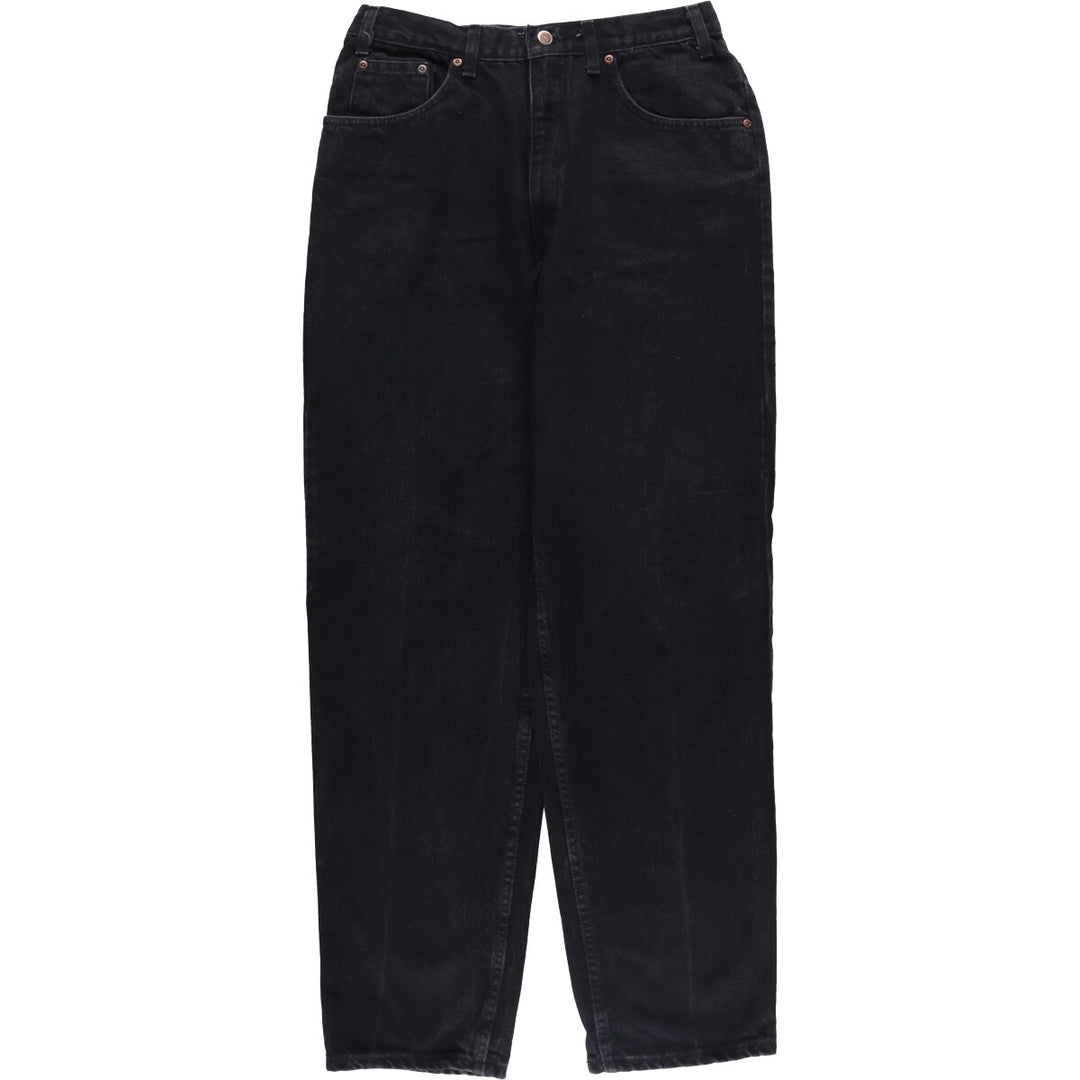 90'S SONOMA Black Denim Tapered Denim Pants, Made in USA, Men's, Size W32, Vintage cotton black type Vintage Second Hand