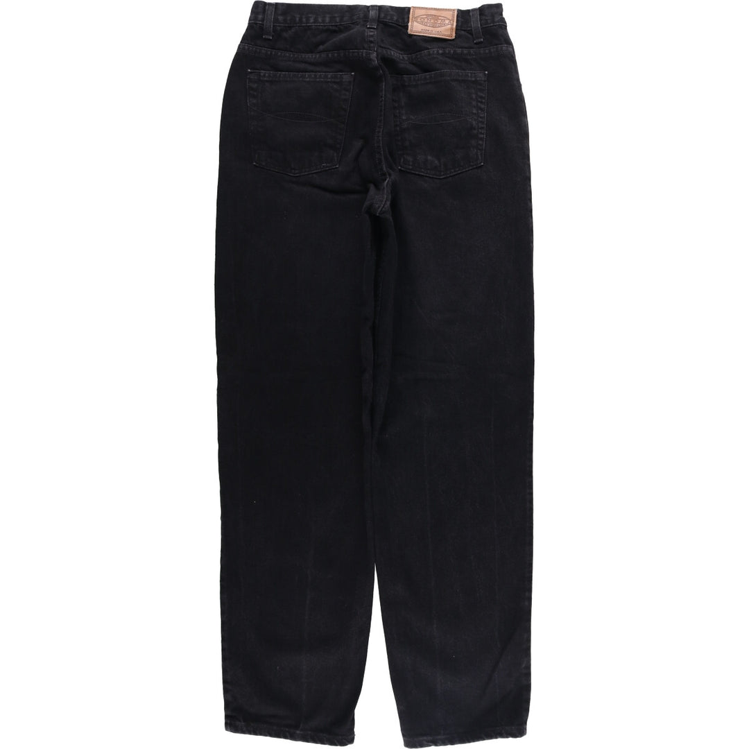 90'S SONOMA Black Denim Tapered Denim Pants, Made in USA, Men's, Size W32, Vintage cotton black type Vintage Second Hand