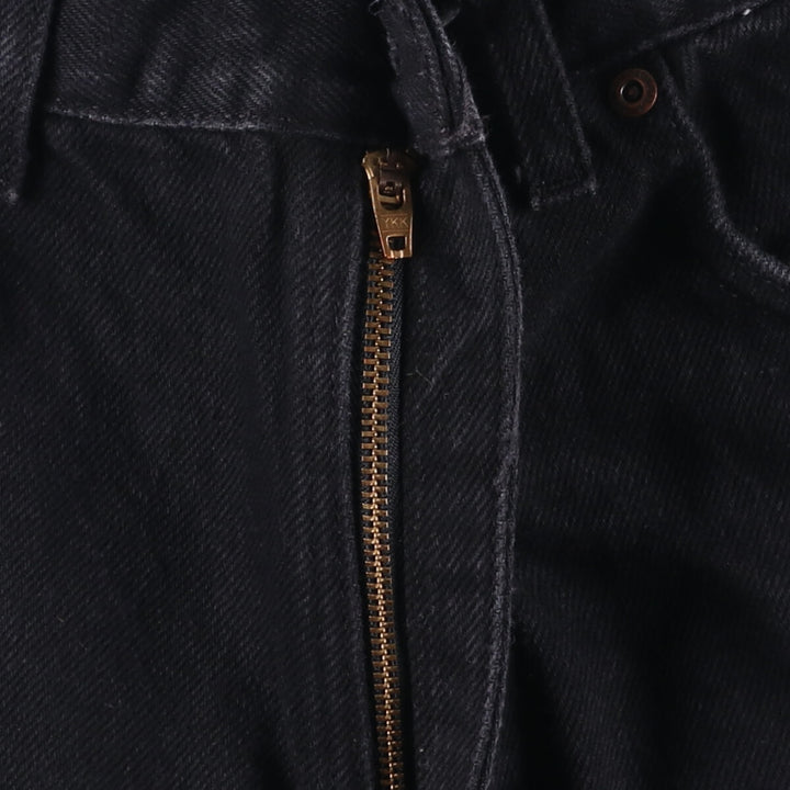 90'S SONOMA Black Denim Tapered Denim Pants, Made in USA, Men's, Size W32, Vintage cotton black type Vintage Second Hand