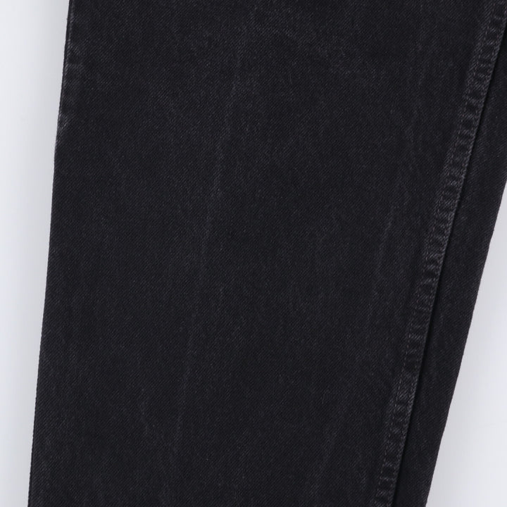 90'S SONOMA Black Denim Tapered Denim Pants, Made in USA, Men's, Size W32, Vintage cotton black type Vintage Second Hand