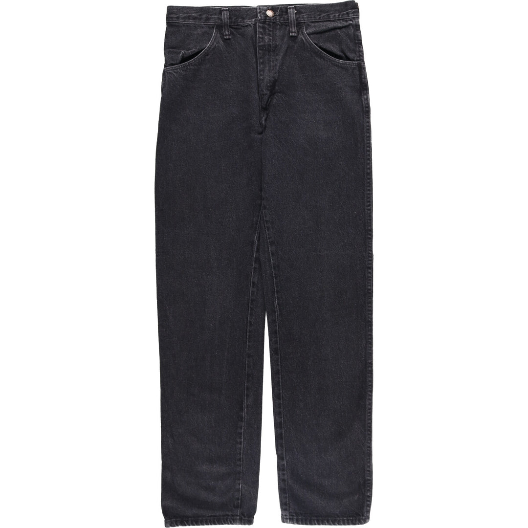 90'S Rustler Black Denim Straight Leg Denim Pants, Made in USA, Men's, Vintage, Size W31 cotton black type Vintage Second Hand