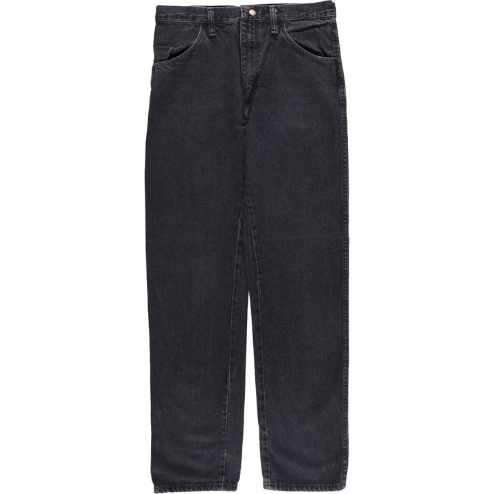 90'S Rustler Black Denim Straight Leg Denim Pants, Made in USA, Men's, Vintage, Size W31 cotton black type Vintage Second Hand