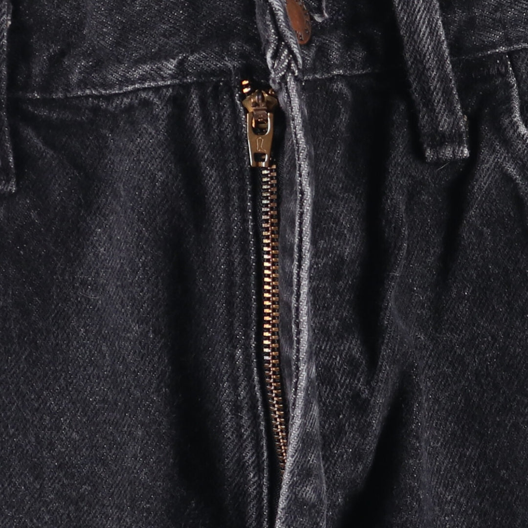 90'S Rustler Black Denim Straight Leg Denim Pants, Made in USA, Men's, Vintage, Size W31 cotton black type Vintage Second Hand