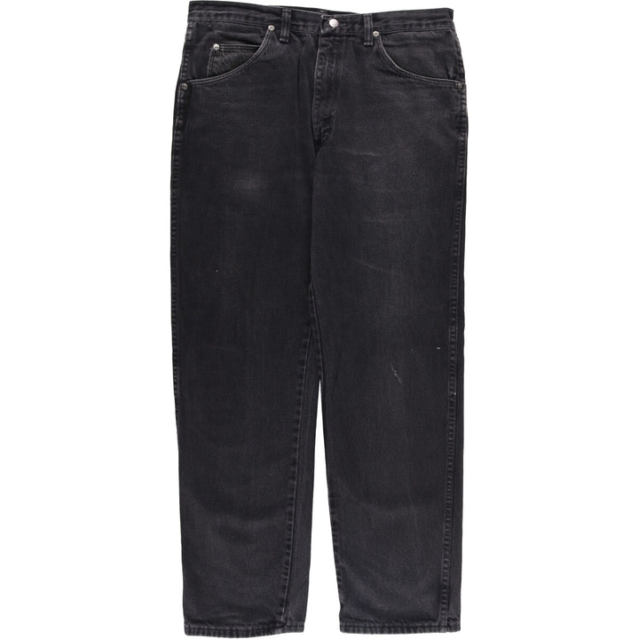 90'S Wrangler Black Denim Tapered Denim Pants Men's W34 Vintage unclear black type Vintage Second Hand