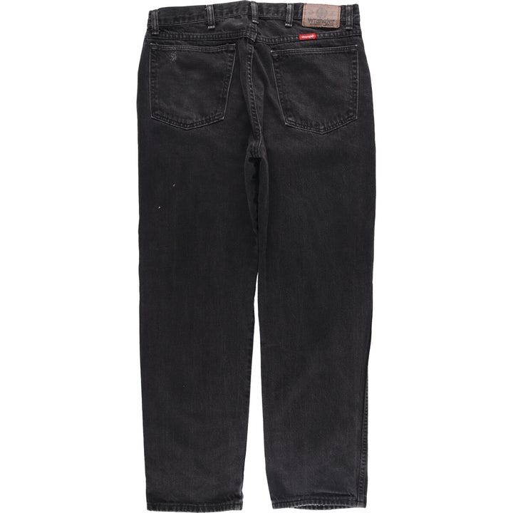 90'S Wrangler Black Denim Tapered Denim Pants Men's W34 Vintage unclear black type Vintage Second Hand