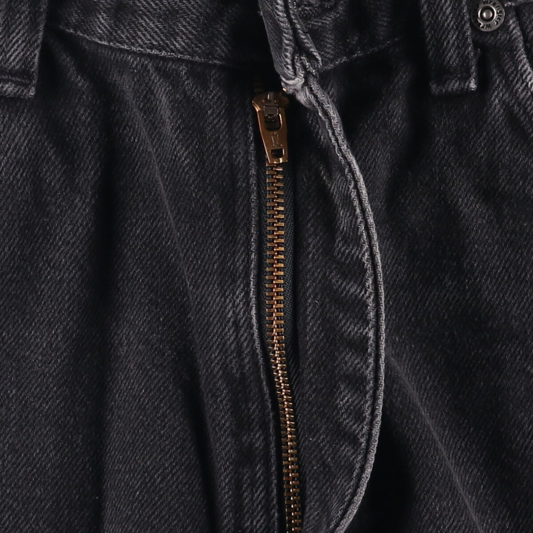 90'S Wrangler Black Denim Tapered Denim Pants Men's W34 Vintage unclear black type Vintage Second Hand