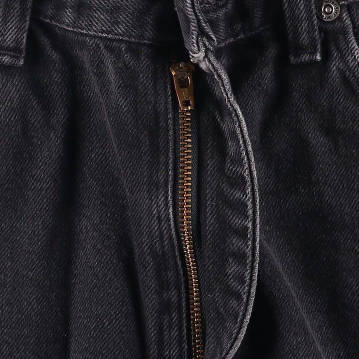 90'S Wrangler Black Denim Tapered Denim Pants Men's W34 Vintage unclear black type Vintage Second Hand