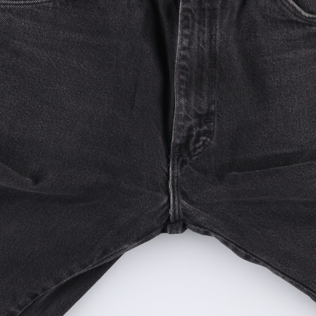 90'S Wrangler Black Denim Tapered Denim Pants Men's W34 Vintage unclear black type Vintage Second Hand