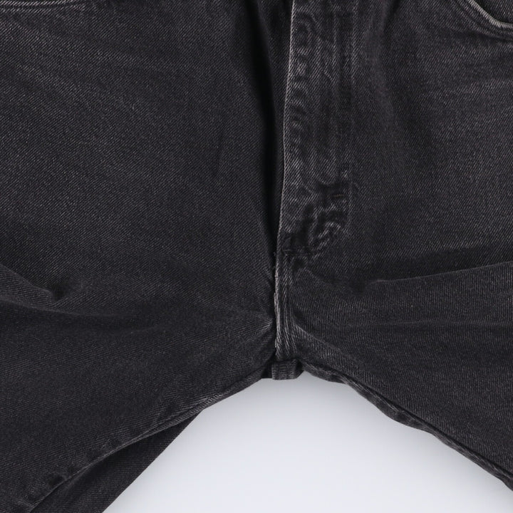 90'S Wrangler Black Denim Tapered Denim Pants Men's W34 Vintage unclear black type Vintage Second Hand