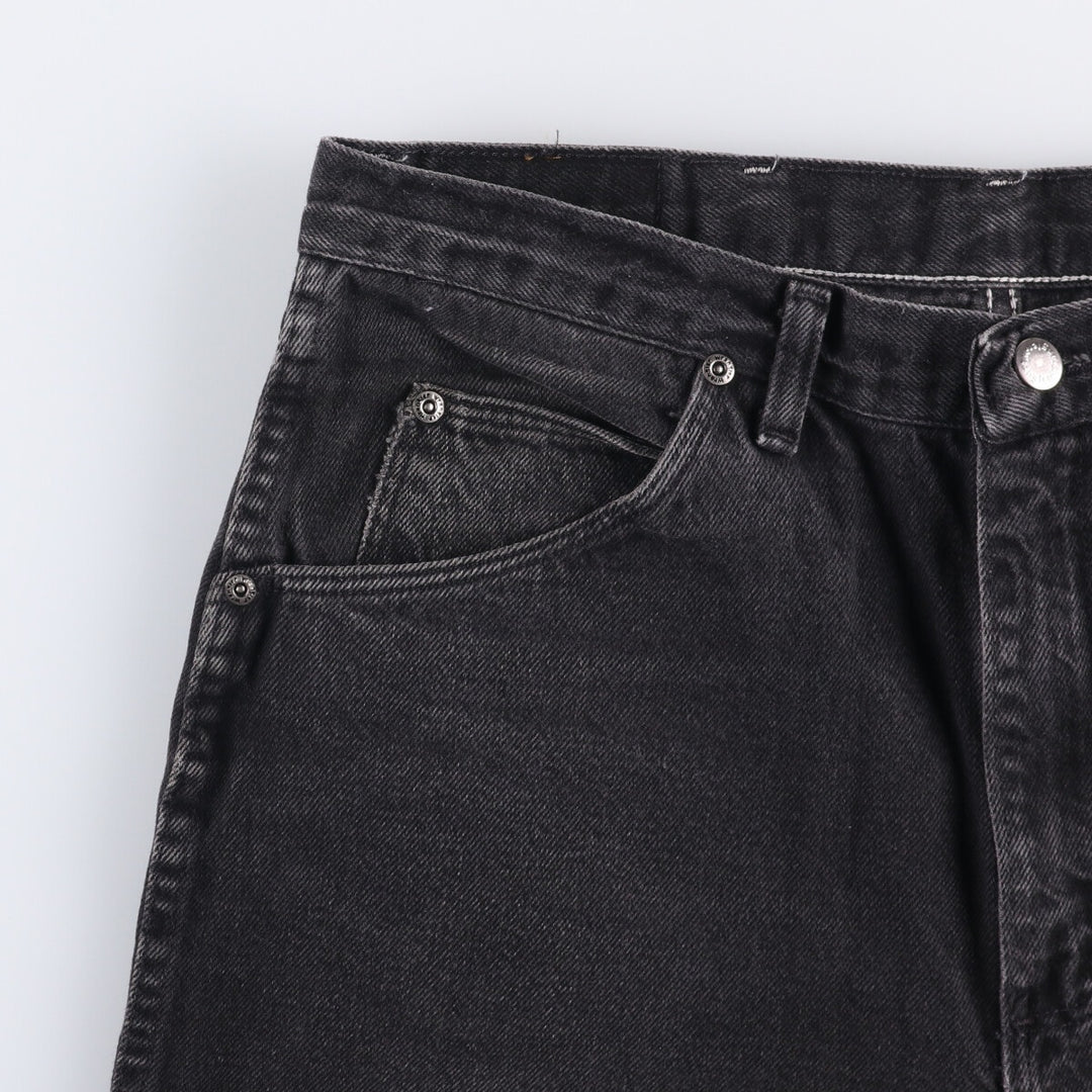 90'S Wrangler Black Denim Tapered Denim Pants Men's W34 Vintage unclear black type Vintage Second Hand