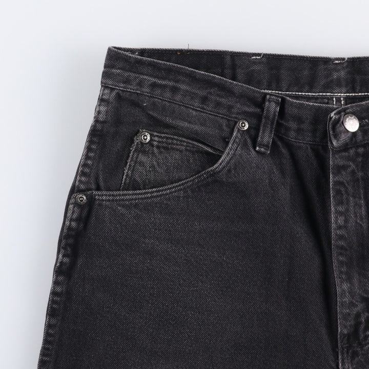 90'S Wrangler Black Denim Tapered Denim Pants Men's W34 Vintage unclear black type Vintage Second Hand